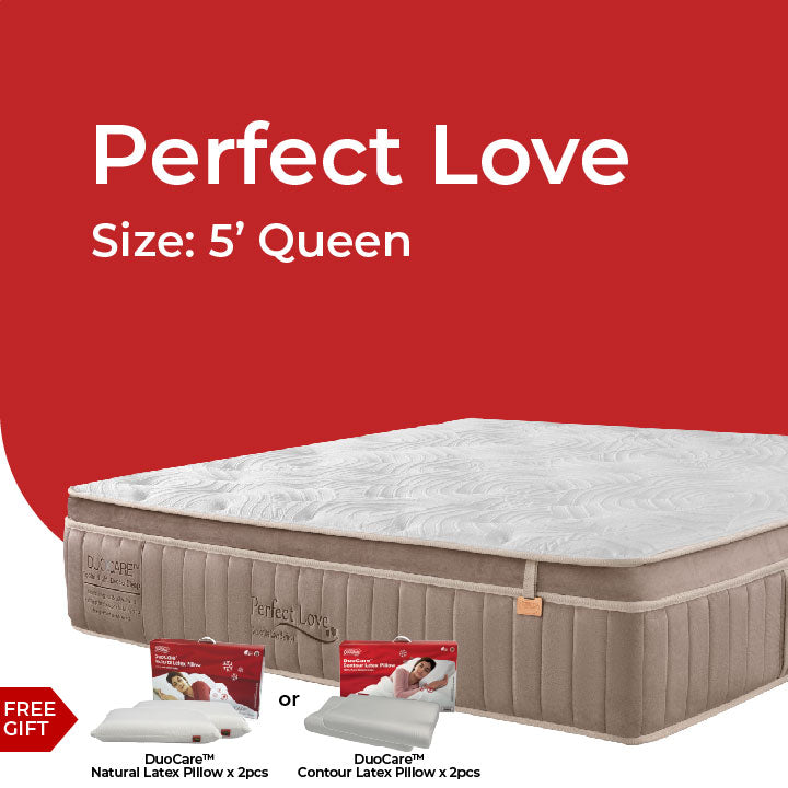 Goodnite Perfect Love Dual Layer Pocket Spring Mattress (13 Inch) with Single/ Super Single/ Queen/ King