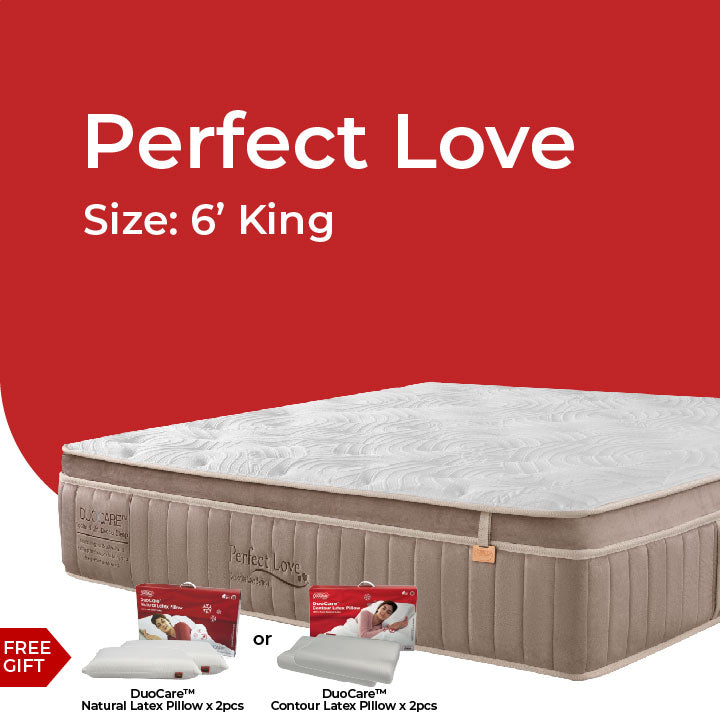 Goodnite Perfect Love Dual Layer Pocket Spring Mattress (13 Inch) with Single/ Super Single/ Queen/ King