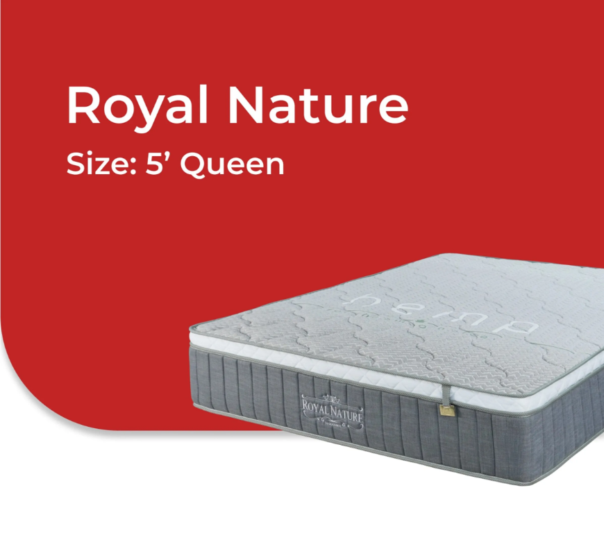 Goodnite Royal Nature 7 Zone Pocket Spring Mattress (12.5 Inch) with Single/ Queen/ King