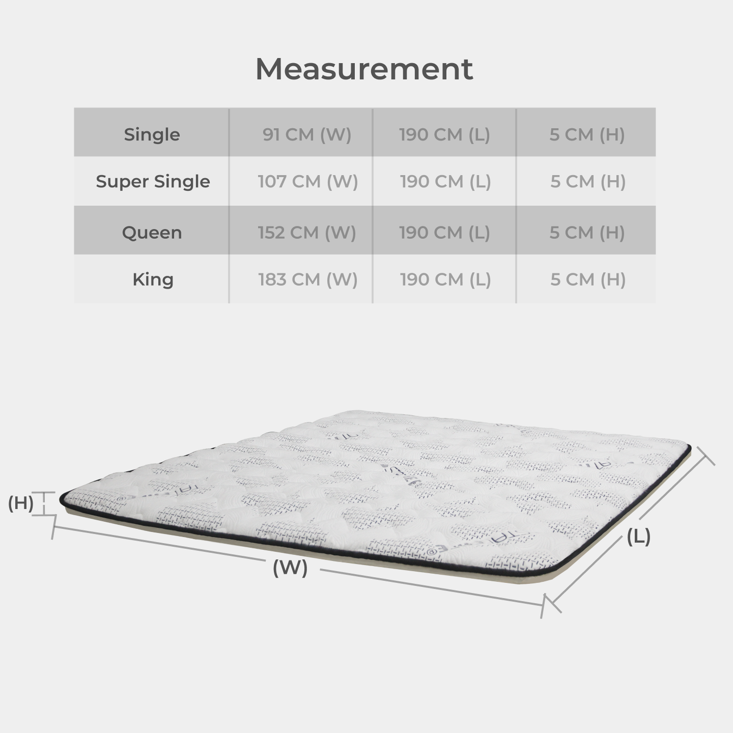 Goodnite Statfree® Memory Foam Topper (Queen/ King)