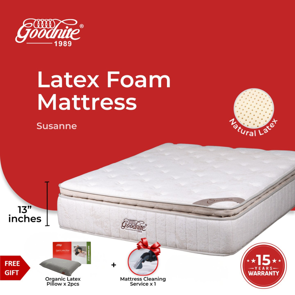 Goodnite Susanne Latex Foam Mattress (13 Inch) with Single/ Super Single/ Queen/ King