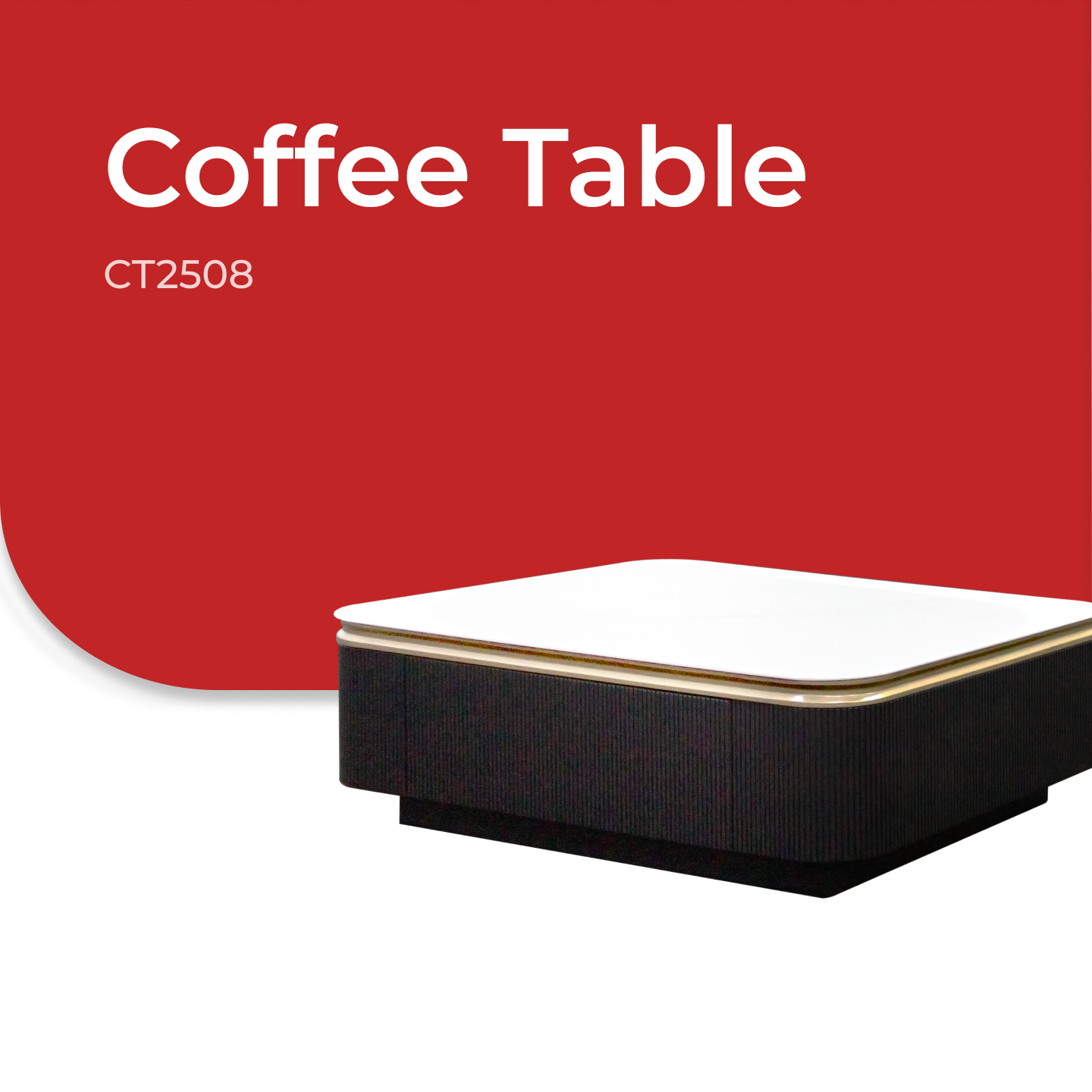 Goodnite Tech Stone Top TV Cabinet with Ceramic + Coffee Table (TV2508+CT2508)