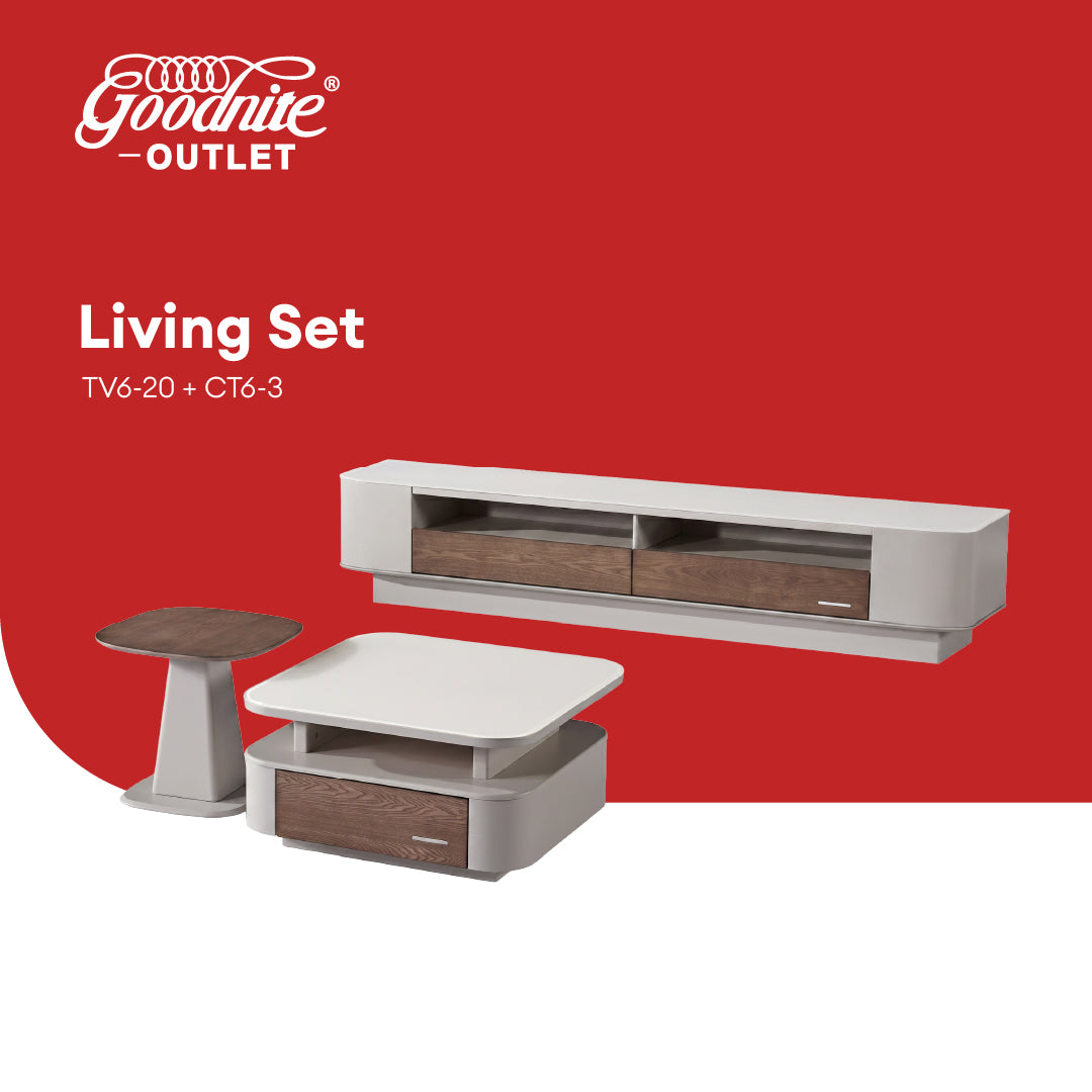 Goodnite Living Set (TV6-20+CT6-3), TV Cabinet + Coffee Table Set