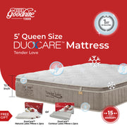Goodnite Tender Love 5 Zone Pocket Spring Mattress (12.5 Inch) with Single/ Super Single/ Queen/ King