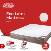 Goodnite Yukee Eco Latex Foam Mattress (10 Inch) with Single/ Super Single/ Queen/ King