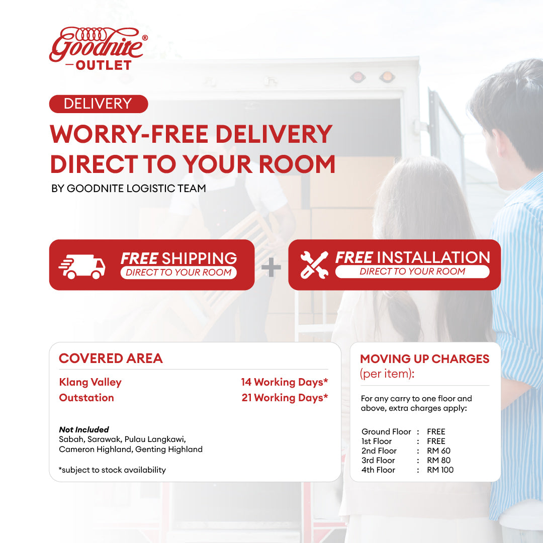 Goodnite Yukee Soft Eco Latex Foam Mattress (12 Inch) with Single/ Super Single/ Queen/ King