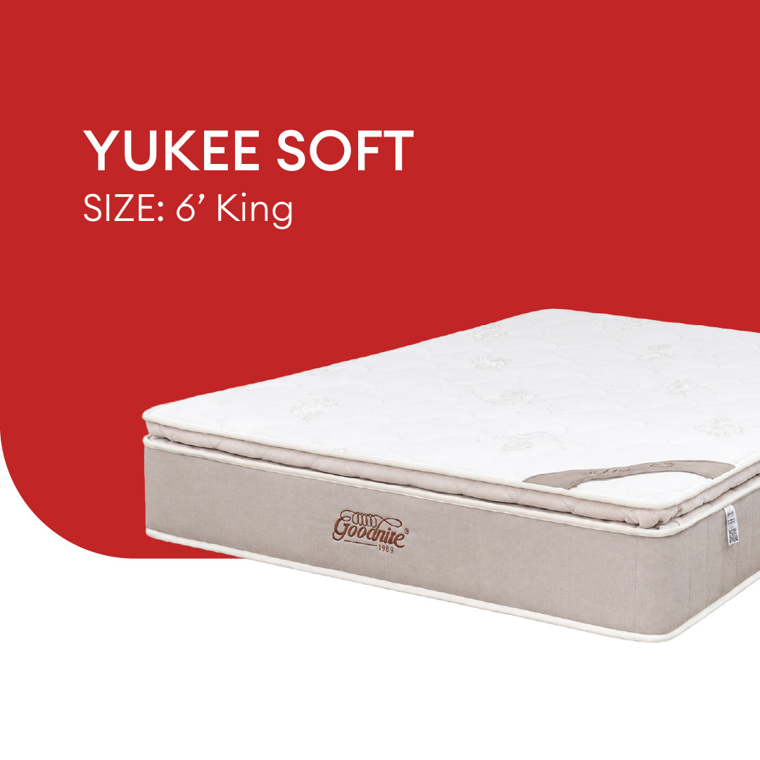 Goodnite Yukee Soft Eco Latex Foam Mattress (12 Inch) with Single/ Super Single/ Queen/ King