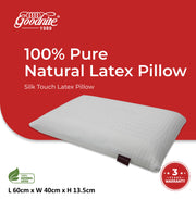 Goodnite Silk Touch Latex Pillow 60cm x 40cm x 13.5cm